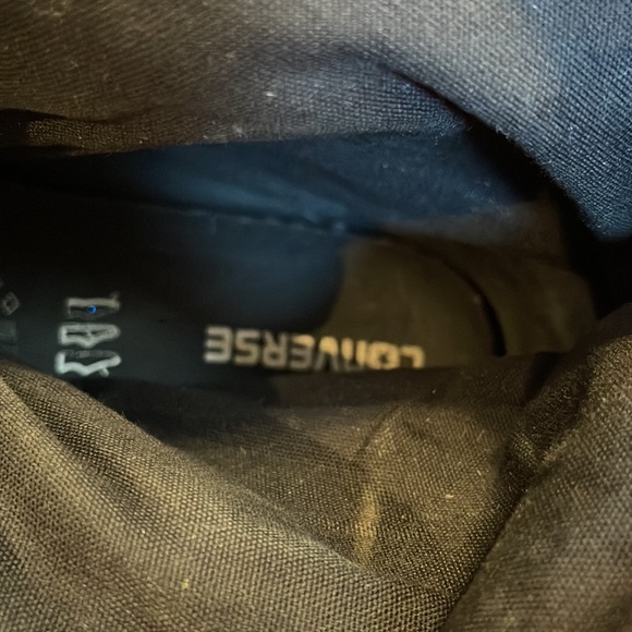 Converse Chuck Taylor Hi Top Black XHi Combat Boot Zipper M 11 W 13 - Picture 8 of 8